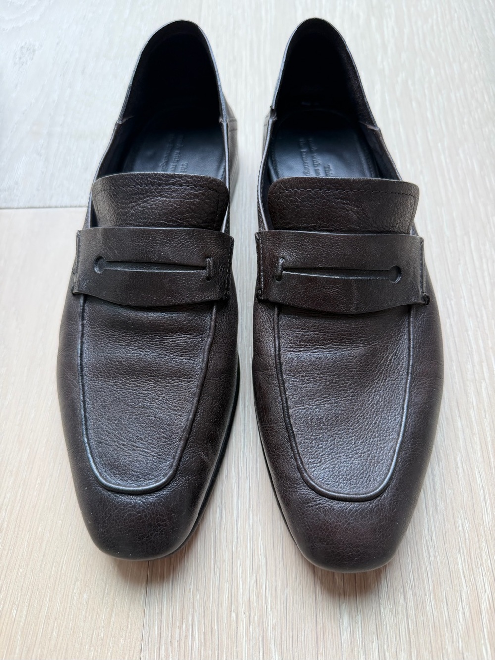 Zegna L’Asola brown loafers
